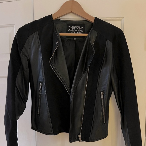 Vegan Leather Jacket - Picture 1 of 4